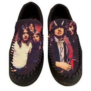 DC Shoes AC/DC Villain 2 Slip-On Black “Highway to Hell” Men’s 8.5